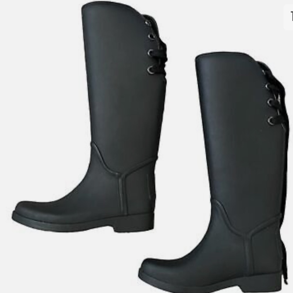 coach tristee rain boots size 9